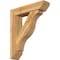 Ekena Millwork Funston Slat Rough Sawn Bracket w/ Offset Brace, Western Red Cedar, 8"W x 34"D x 40"H BKT0806X34X40FST06RWR - alternate 1